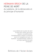 De la peine de mort
